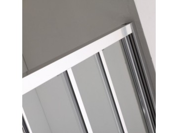 Valentina STAR sprchové dveře 100 cm chromovaný rám čiré sklo