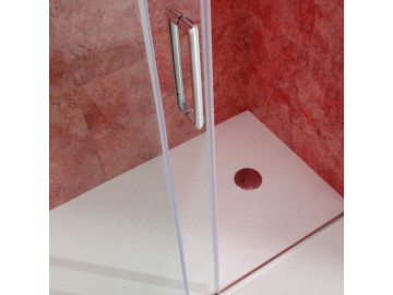 Valentina DREAM sprchové dveře 140 cm chromovaný rám čiré sklo LEVÉ