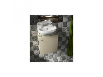 Olsen Spa Mini koupelnová skříňka s umyvadlem Kancler 40 LEVÁ - výprodej
