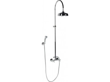 Sapho ANTEA sprchový sloup k napojení na baterii, hlavová, ruční sprcha, chrom