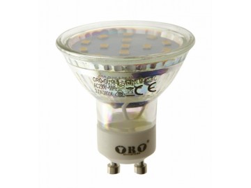 Sapho LED bodová žárovka 3,7W, GU10, 230V, teplá bílá, 320lm