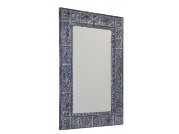 Sapho UBUD zrcadlo v rámu, 70x100cm, šedá
