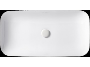 Hopa umyvadlo na desku/polozápustné SOFT 75 × 40 cm