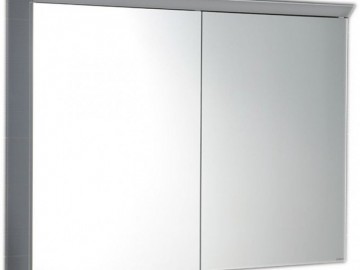 Sapho TOBI galerka s LED osvětlením, 100x73x17cm, dotykový senzor, bílá
