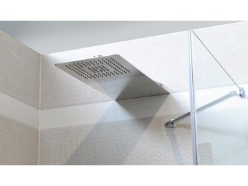 Sapho SLIM hlavová sprcha ze zdi 220x500x2,4mm, hranatá, leštěná nerez
