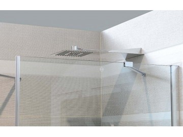 Sapho SLIM hlavová sprcha ze zdi 220x500x2,4mm, hranatá, leštěná nerez