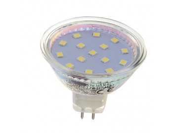 Sapho LED bodová žárovka 3,7W, MR16, 12V, studená bílá, 340lm