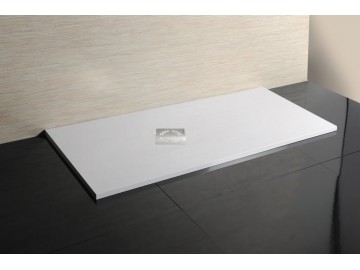 Polysan FLEXIA podlaha z litého mramoru s možností úpravy rozměru, 130x80x3cm