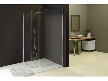 Polysan MODULAR SHOWER stěna k instalaci na zeď, pro připojení pevného panelu, 800 mm