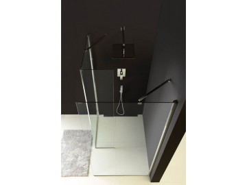 Polysan MODULAR SHOWER stěna k instalaci na zeď, pro připojení pevného panelu, 800 mm