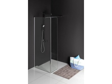 Polysan MODULAR SHOWER stěna k instalaci na zeď, pro připojení pevného panelu, 800 mm