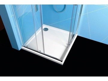 Polysan EASY LINE obdélníková sprchová zástěna 900x800mm, čiré sklo