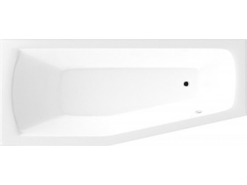 Aqualine OPAVA vana 170x70x39cm bez nožiček, levá, bílá