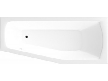 Aqualine OPAVA vana 170x70x39cm bez nožiček, pravá, bílá