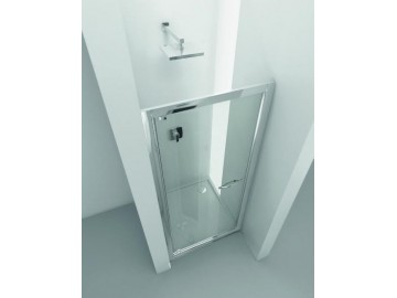 Olsen Spa VESTA sprchové dveře 60-68 cm bílý rám matné Cincilla sklo