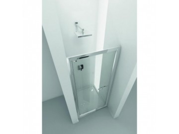 Olsen Spa VESTA sprchové dveře 60-68 cm leštěný hliník matné Cincilla sklo
