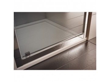 Olsen Spa VESTA sprchové dveře 60-68 cm leštěný hliník kouřové sklo