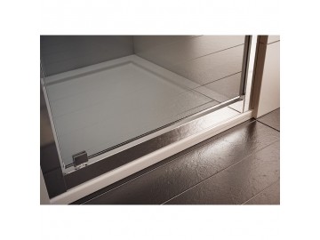 Olsen Spa VESTA sprchové dveře 86-94 cm bílý rám čiré sklo