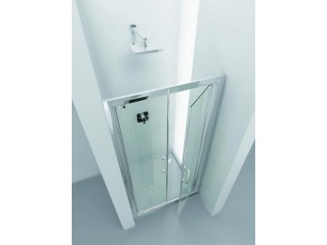 Olsen Spa CLEO sprchové dveře 68-76 cm leštěný hliník kouřové sklo