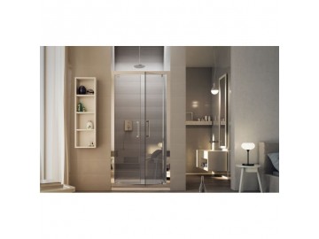 Olsen Spa CLEO sprchové dveře 96-104 cm leštěný hliník čiré sklo