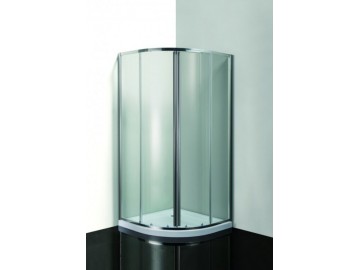 Olsen Spa Sprchový kout SMART - MURO - 900 x 900 x 1900 mm, Bez vaničky, Hliník chrom, 6mm čiré