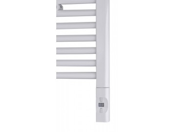 Sapho Elektrická topná tyč s termostatem a dálkovým ovládáním, 600 W, D-tvar, bílá