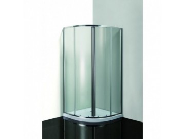 Olsen Spa MURO sprchový kout 90x90 cm chromovaný rám čiré sklo vanička z litého mramoru