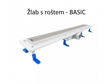 Olsen Spa STANDARDline odtokový žlab 700 mm, rošt Basic