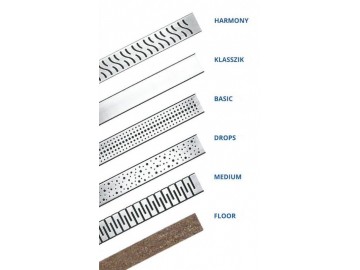 Olsen Spa STANDARDline odtokový žlab 900 mm, rošt Basic