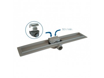 Olsen Spa STANDARDline odtokový žlab 900 mm, rošt Basic