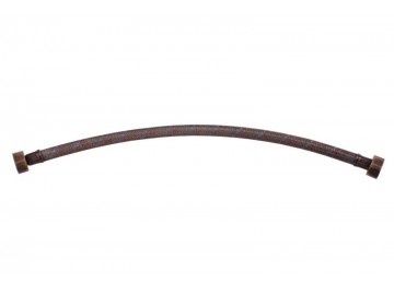 Sapho Flexibilní nerezová hadice FxF 1/2"x1/2", 40 cm, bronz