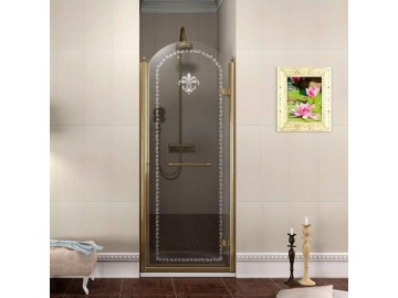 Gelco ANTIQUE sprchové dveře 900mm, pravé, čiré sklo, bronz