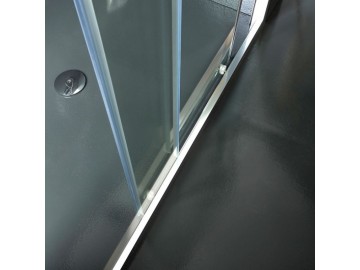 Valentina FLY sprchové dveře 150 cm chromovaný rám čiré sklo