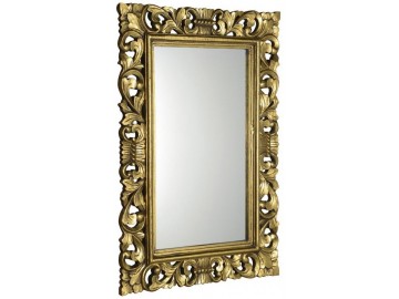 Sapho SCULE zrcadlo v rámu, 80x120cm, zlatá