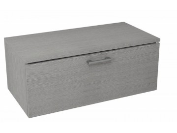 Sapho MAKALA skříňka s vrchní deskou 89,5x35x45,2 cm, dub stříbrný
