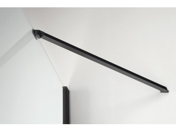 Polysan ZOOM LINE BLACK boční stěna 900mm, čiré sklo