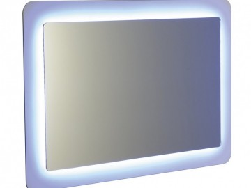 Sapho LORDE zrcadlo s přesahem s LED osvětlením 1100x600mm, bílá