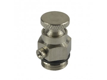 Ventil odvzdušňovací kovový, manuální, 1/8"