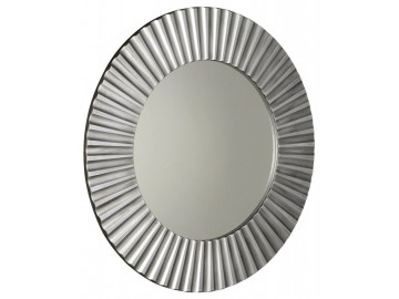Sapho PRIDE zrcadlo v rámu, pr.90cm, stříbrná