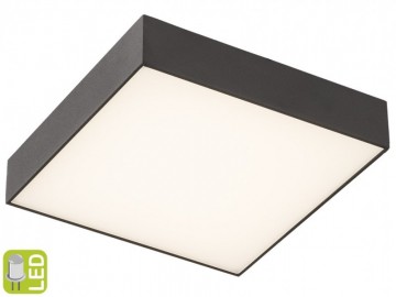 Sapho RISA stropní svítidlo LED 30W, 300x55x300mm, 230V, černá