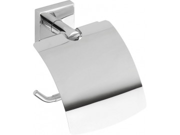 Sapho X-SQUARE držák toaletního papíru s krytem, chrom (132112012)
