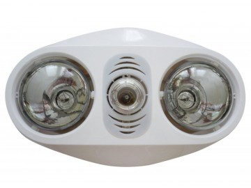 Sapho Stropní koupelnový infrazářič s osvětlením a ventilátorem, 630 W, bílá