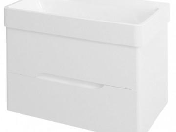 Sapho MEDIENA umyvadlová skříňka 77x50,5x49cm, bílá mat/bílá mat