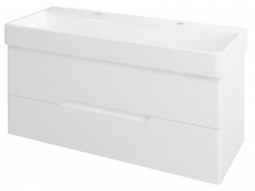 Sapho MEDIENA umyvadlová skříňka 117x50,5x48,5cm, bílá mat/bílá mat