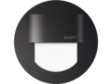 SKOFF LED nástěnné svítidlo ML-RMI-D-H-1 RUEDA MINI černá(D) teplá(WW,3000K)