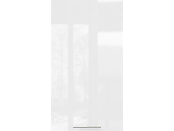 40D d. skříňka 1-dveřová VALERIA bk/bílá lesk