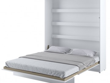 Výklopná postel 180 REBECCA bílá lesk/bílá mat