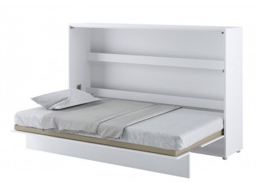 Výklopná postel 120 REBECCA bílá lesk/bílá mat