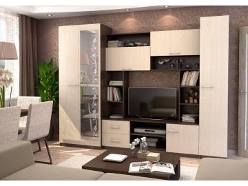 Obývací sestava MARTA dub belfort/wenge