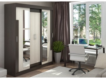 Šatní skříň FRANK dub belfort/wenge Šatní skříň FRANK dub belfort/wenge
